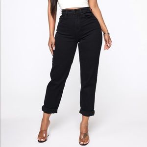 Black fashion nova jeans